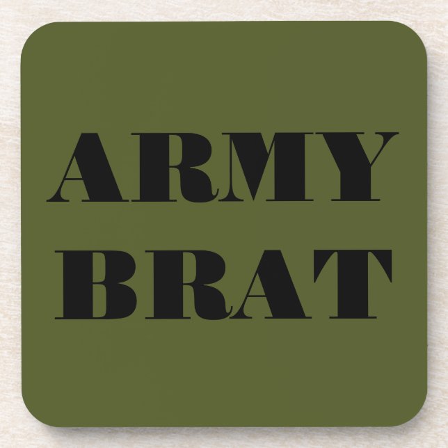 Untersetzer Set Army Brat (Vorderseite)