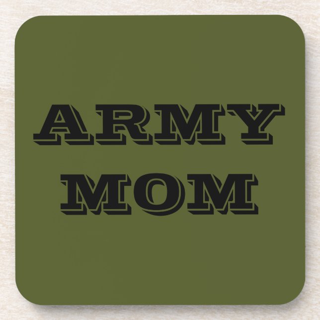 Untersetzer Set Army Mama (Vorderseite)