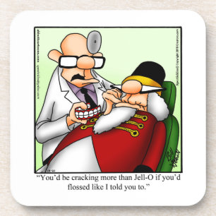 Untersetzer-Set für Weihnachten Spaß Getränkeuntersetzer