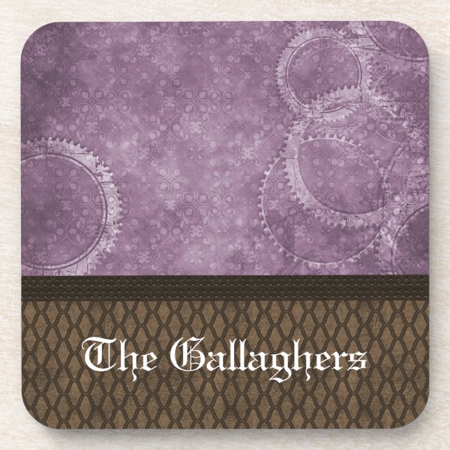 Untersetzer-Set, Lila Untersetzer (Vorderseite)