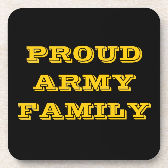 Untersetzer Set Proud Army (Vorderseite)