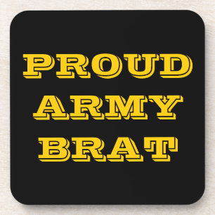 Untersetzer Set Proud Army Brat