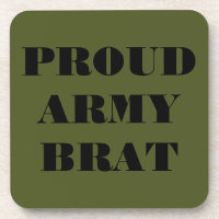 Untersetzer Set Proud Army Brat