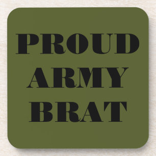 Untersetzer Set Proud Army Brat