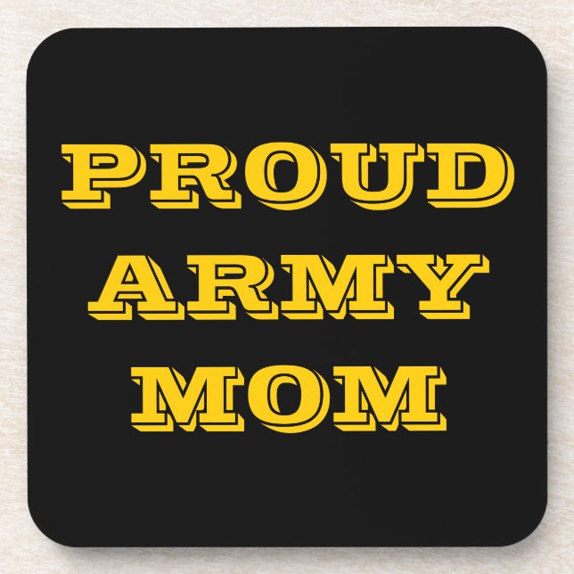 Untersetzer Set Proud Army Mama (Vorderseite)