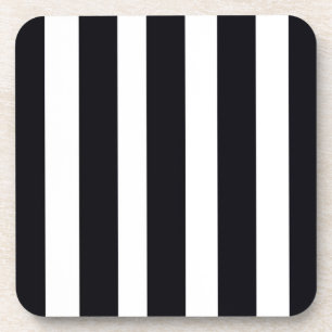 UNTERSETZER (Set von 6 Jahren) Elegante Schwarz-We