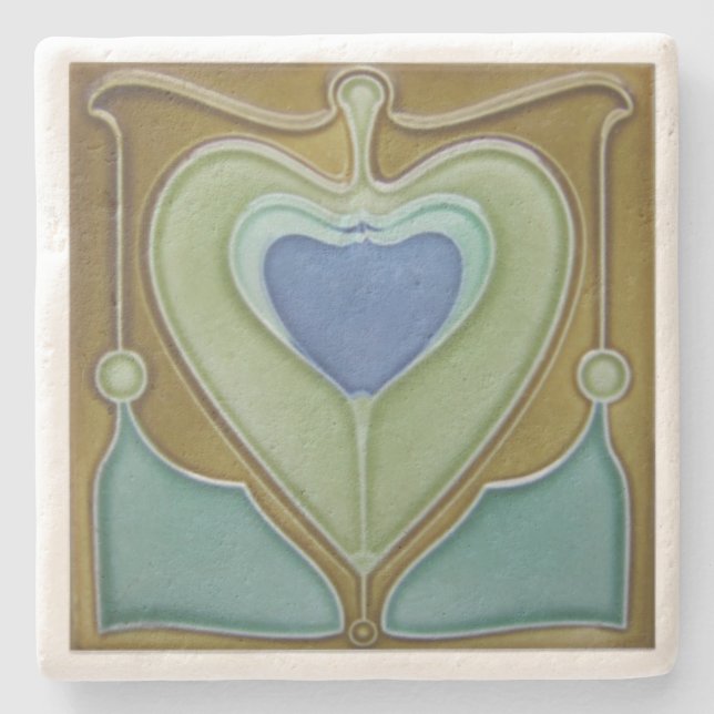 Untersetzer Stone - Art Nouveau Reproduction Antik (Vorderseite)