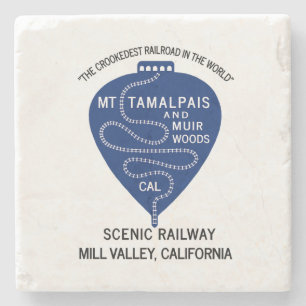 Untersetzer Stone Crookedest Bahnbetrieb und Bergs