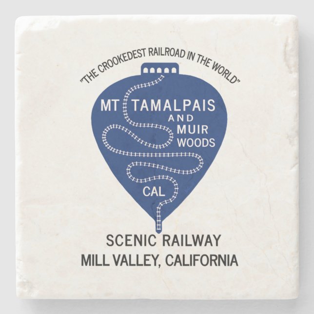 Untersetzer Stone Crookedest Bahnbetrieb und Bergs (Vorderseite)