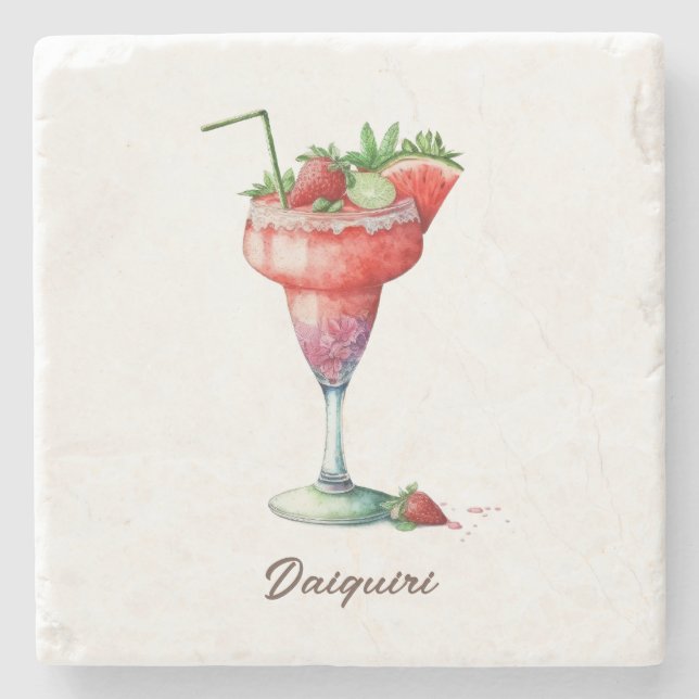 Untersetzer, Stone - Daiquiri Steinuntersetzer (Vorderseite)