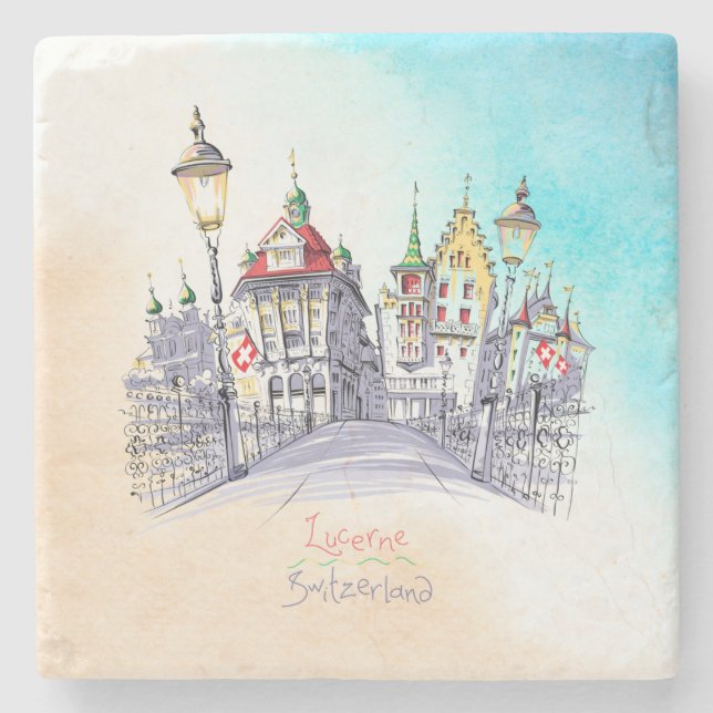 Untersetzer - Switzerland Lucerne (Vorderseite)