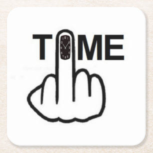 Untersetzer Time Gedreht