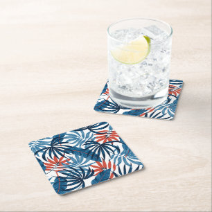 Untersetzer tropische Palmen drucken