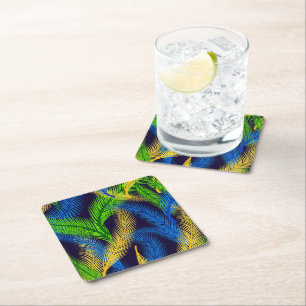 Untersetzer tropische Palmen drucken