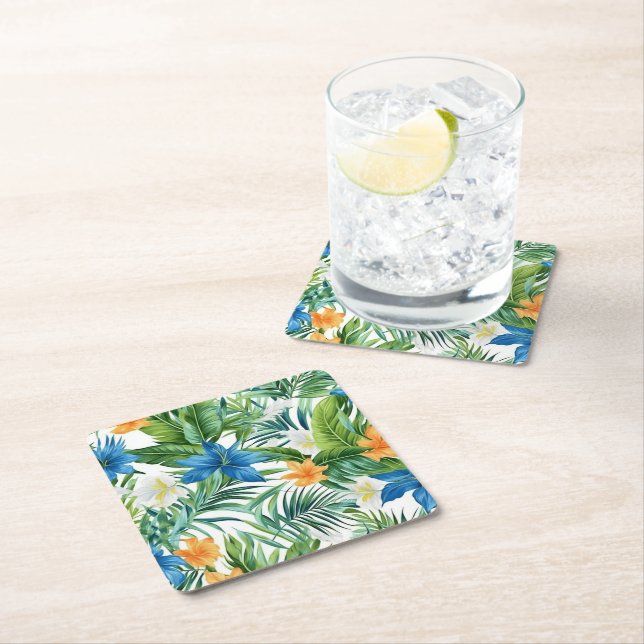 Untersetzer tropische Palmen drucken (Vor Ort)