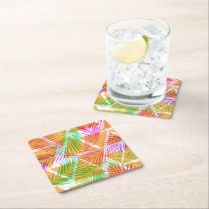 Untersetzer tropische Palmen drucken