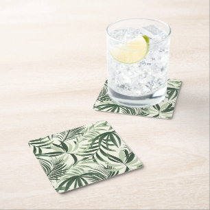 Untersetzer tropische Palmen drucken