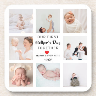 Untersetzer Unser erstes Muttertagsfoto