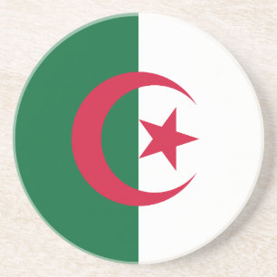 Untersetzer unter der Flagge Algeriens