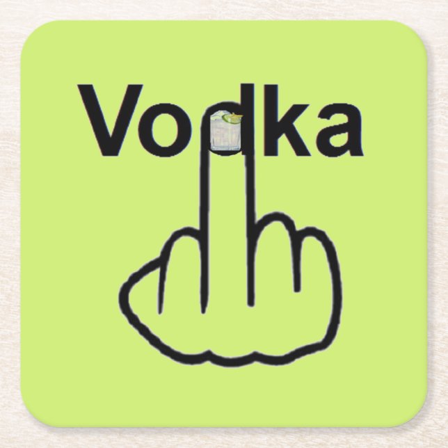 Untersetzer Vodka Drehte (Vorderseite)