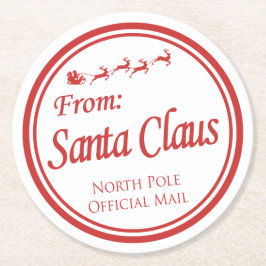 Untersetzer vom Weihnachtsmann