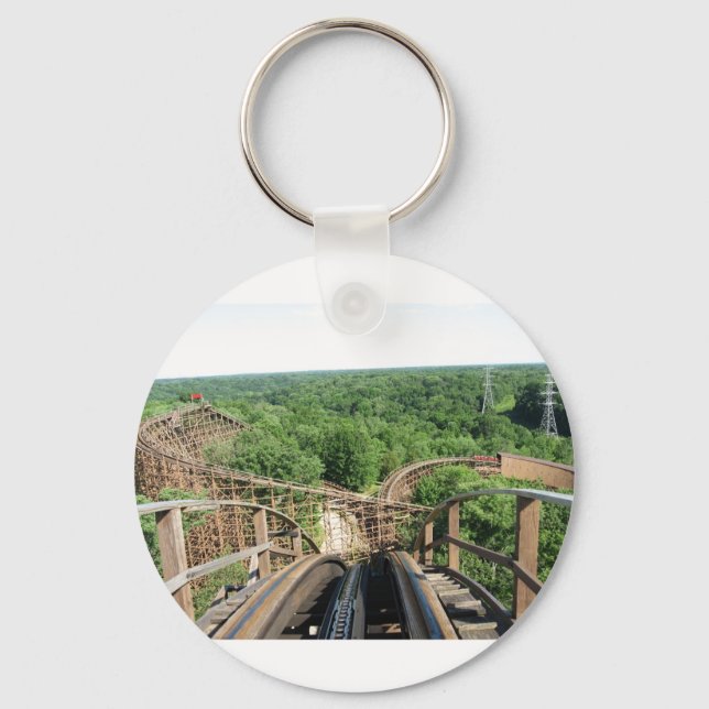 Untersetzer von Besenrollern auf Kings Island Schlüsselanhänger (Vorderseite)