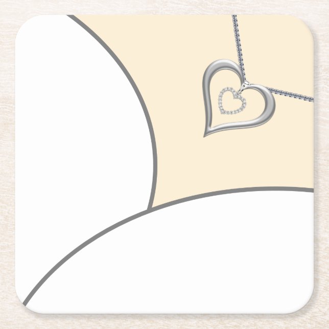 Untersetzer von Brautkleid (Vorderseite)