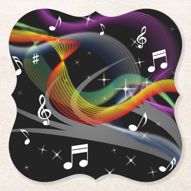 Untersetzer von Musikillustrieren (Vorderseite)