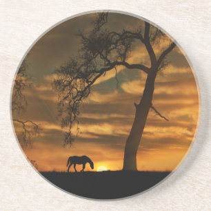 Untersetzer von Pferd Sandstone