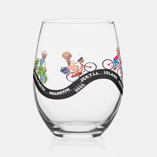 Untersetzer Weinglas Ohne Stiel (Rückseite)