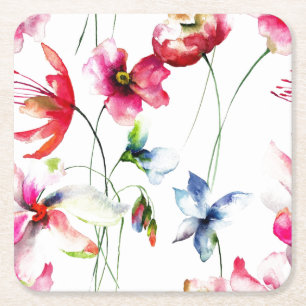 Untersetzer - Wilde Blumen