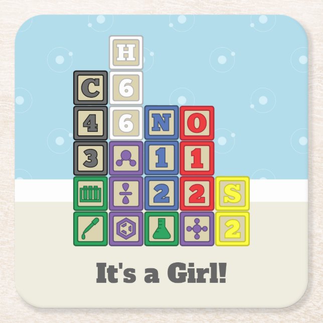 Untersetzer zum Blocks Paper von Future Chemist (Vorderseite)