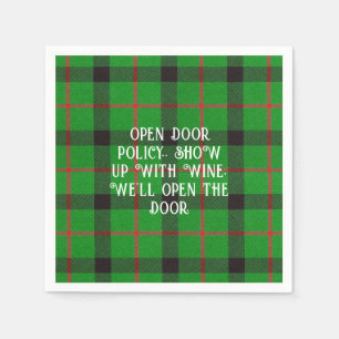 Untersetzer zum Grünbuch "Grüne Karierte Lustige S Serviette