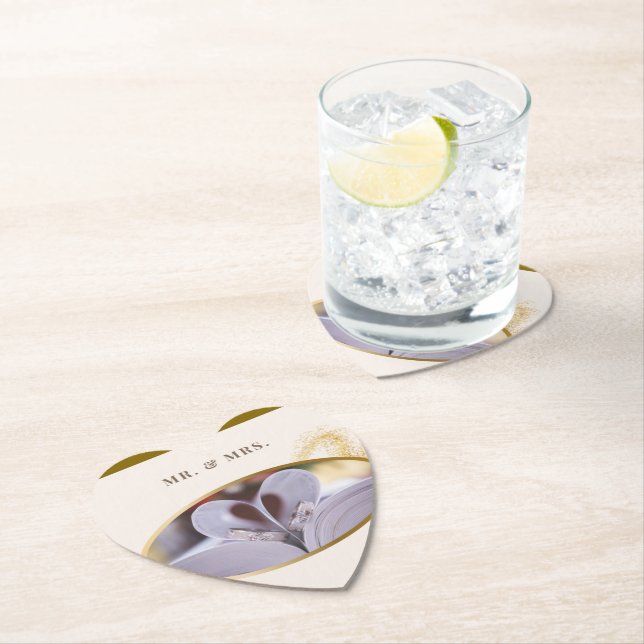 Untersetzer zum Hochzeitsgeschenk (für Gäste) (Vor Ort)