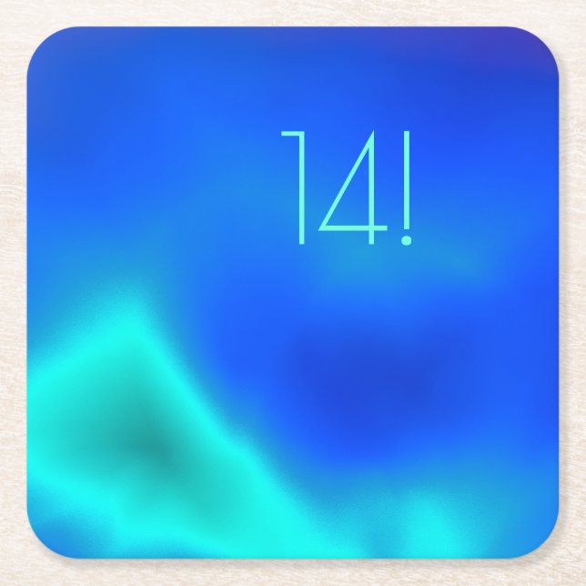 Untersetzer zum Meeresgrün und Blaubuch (Vorderseite)