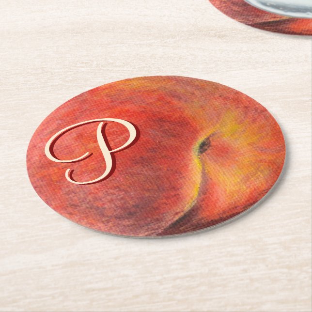 Untersetzer zum runden Peach (Angewinkelt)