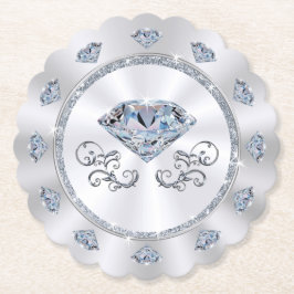 Untersetzer zur Beseitigung. Diamond Themed Geburt