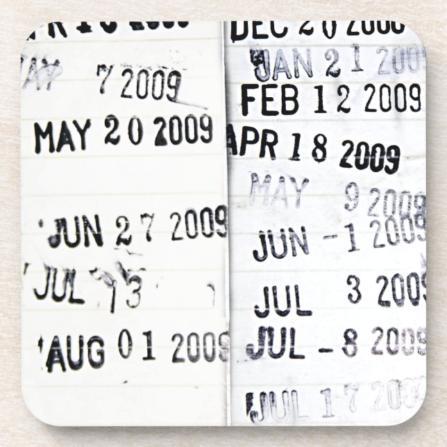 Untersetzer zur Briefmarke von Bibliotheksdaten (Vorderseite)