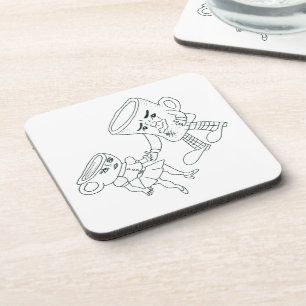Untersetzer zur Tasse von Kaffee