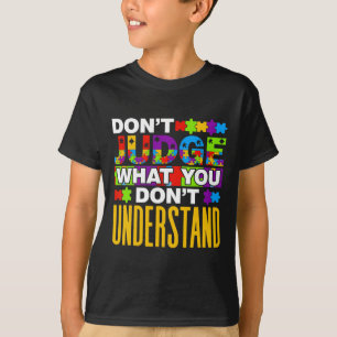 Unterstütze Autist Autismus T-Shirt