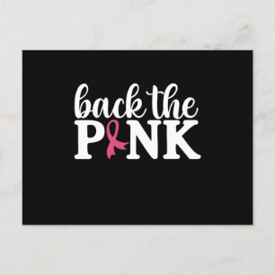 Unterstütze die Pink Family Match Brustkrebs-Bewus Postkarte