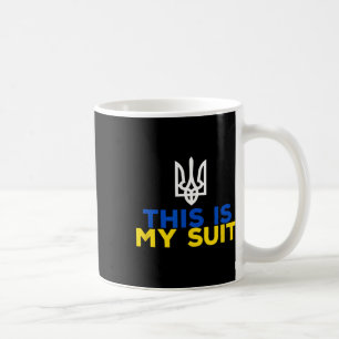 Unterstütze die Ukraine Das ist mein Anzug Ukraini Kaffeetasse