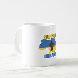 Unterstütze die Ukraine - Frieden & Liebe für die Kaffeetasse