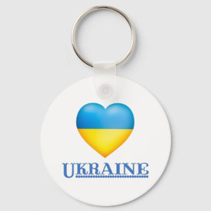 Unterstütze die Ukraine - Frieden & Liebe für die Schlüsselanhänger
