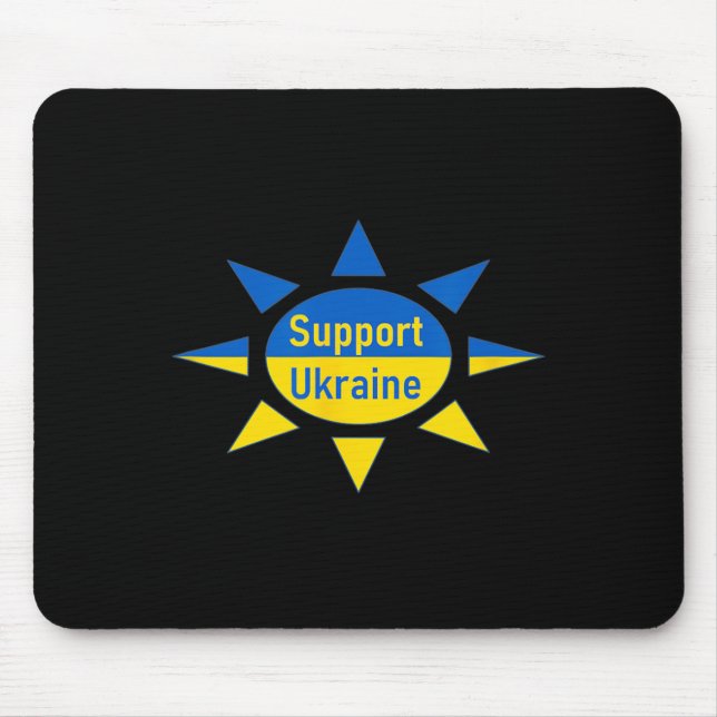 Unterstütze die Ukraine  Mousepad (Vorne)