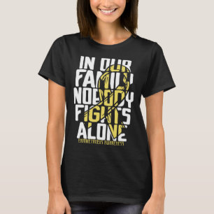 Unterstütze Endometriose Krieger Familie Krankheit T-Shirt