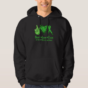 Unterstütze Frieden Liebe Heile Zerebralparese Cp Hoodie
