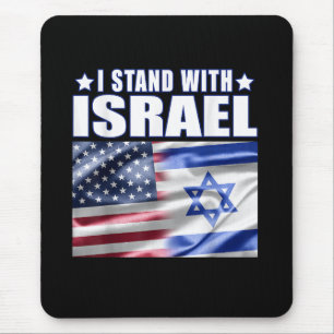 Unterstütze Israel Ich stehe hinter Israel  Mousepad