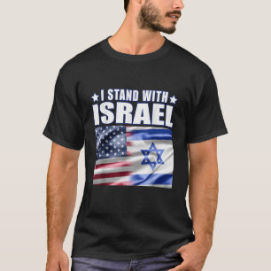 Unterstütze Israel Ich stehe hinter Israel  T-Shirt