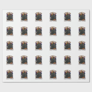 Unterstütze lokale Hexen Halloween Spukhaus Pumpe Geschenkpapier